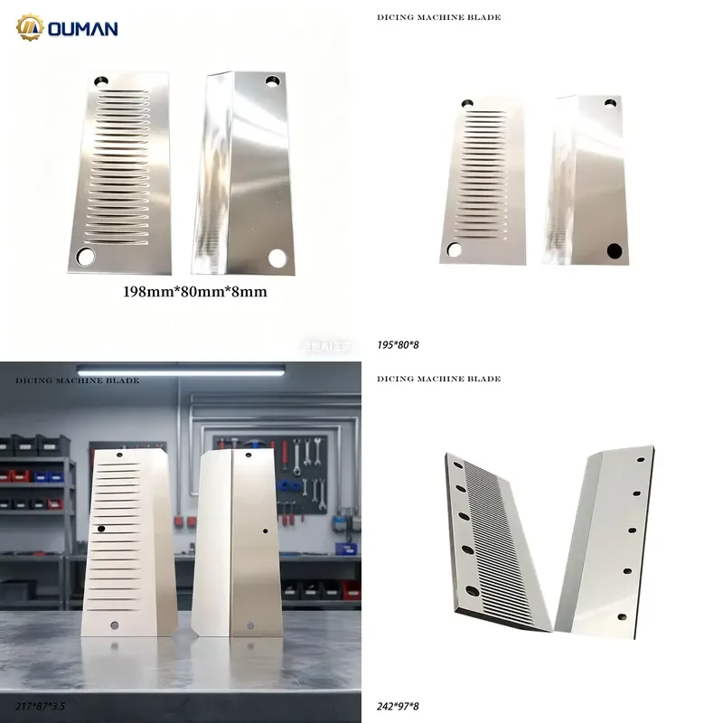 Custom Drawing Services Heavy Comb Type Slicer Blade 4Cr13 Stainless Steel Precision Industrial Knife for Vegetable
Custom Drawing Services Heavy Comb Type Slicer Blade 4Cr13 Stainless Steel Precision Industrial Knife for Vegetable