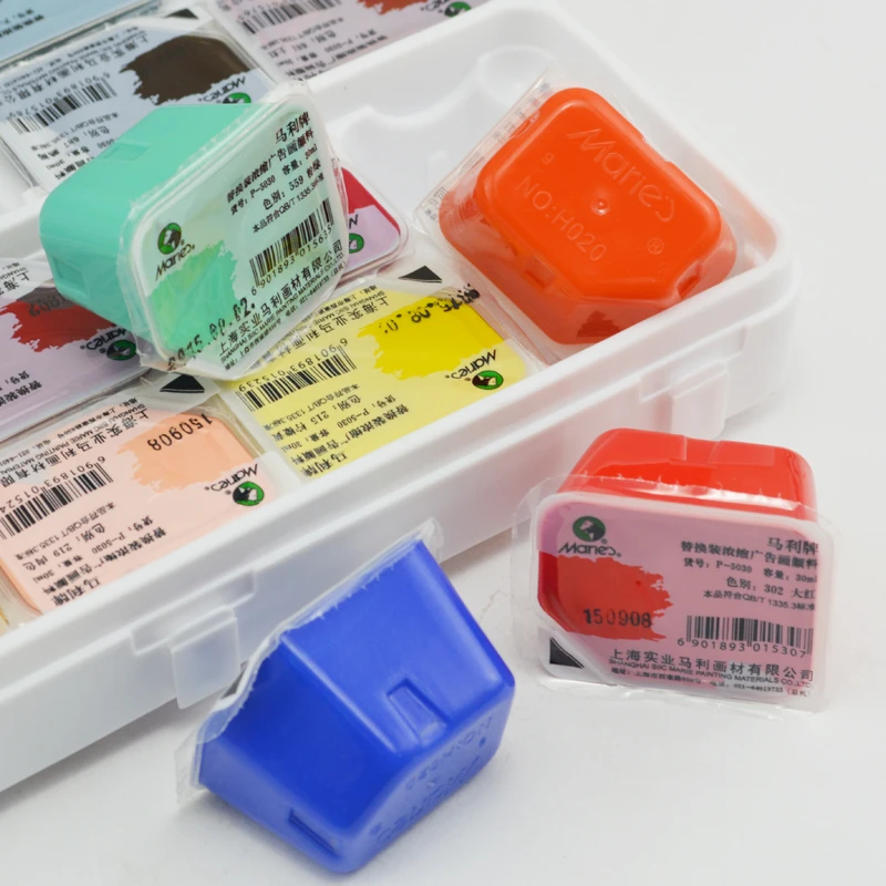 Jelly Concentrated Gouache Pigment Single Replacement Pack 30ml Cup Advertising Paint Gouache Replacement Pigment
Jelly Concentrated Gouache Pigment Single Replacement Pack 30ml Cup Advertising Paint Gouache Replacement Pigment