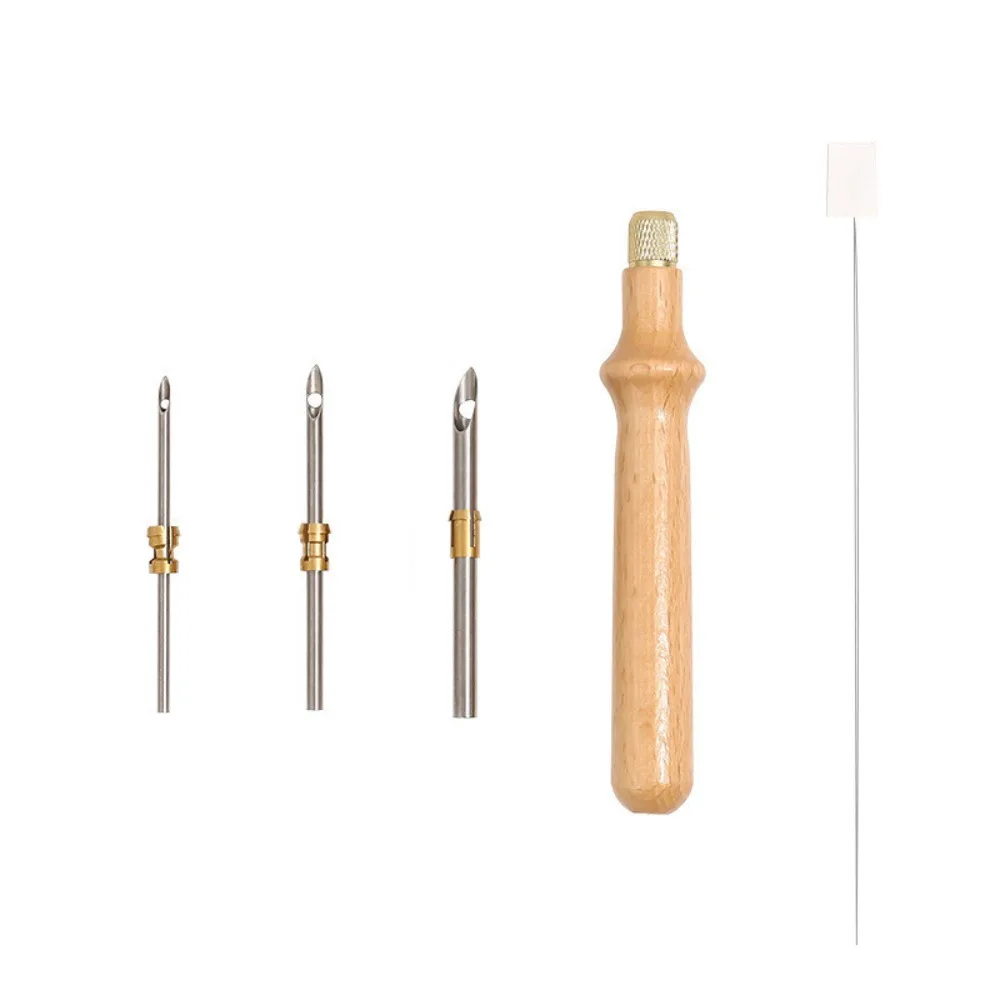2.5mm/3.5mm/5mm Punch Needle Set Wooden Handle DIY Craft Embroidery Stitch Pen Handmade Changeable Head Punch Stitching Kit
2.5mm/3.5mm/5mm Punch Needle Set Wooden Handle DIY Craft Embroidery Stitch Pen Handmade Changeable Head Punch Stitching Kit