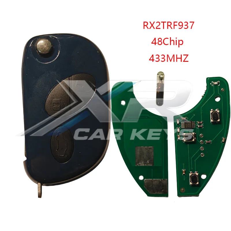 Car Remote Key Replacement Shell FCC RX2TRF937 For Maserati Gran Turismo Quattroporte Fob 3 Button Remote 433MHZ ID48 Chip
Car Remote Key Replacement Shell FCC RX2TRF937 For Maserati Gran Turismo Quattroporte Fob 3 Button Remote 433MHZ ID48 Chip