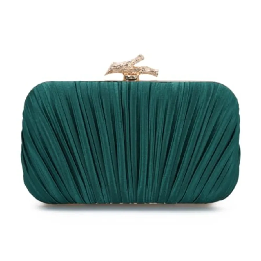 Clutch Purses for Women Evening Bag Pleated Clutch Bag with Chain for Wedding Party with Chain, for Wedding Party
Clutch Purses for Women Evening Bag Pleated Clutch Bag with Chain for Wedding Party with Chain, for Wedding Party
