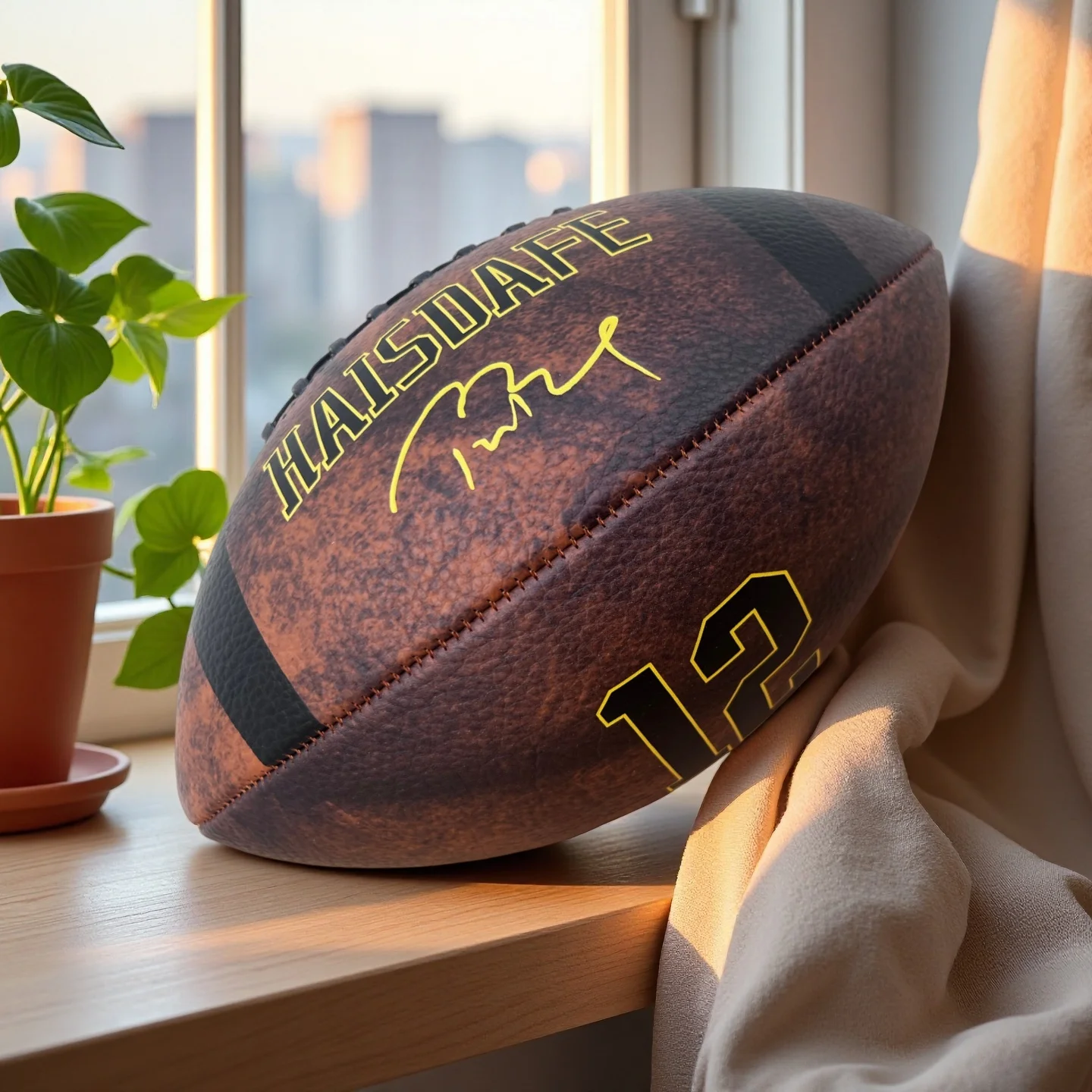 Размер официального мяча Американский футбол Регбийбол Высокое качество Сопротивление Footbll Тренировочная практика Командный спорт Регби Футбол Cust
Размер официального мяча Американский футбол Регбийбол Высокое качество Сопротивление Footbll Тренировочная практика Командный спорт Регби Футбол Cust