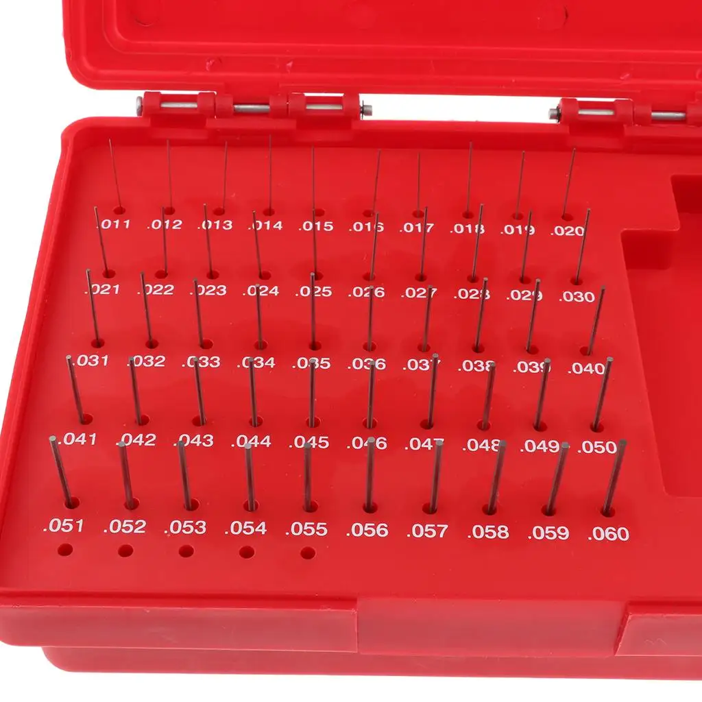 Steel Gauge Block Set Tungsten Material 50pcs Pin Gage Sets Precision Measuring Tool for Workshop Use
Steel Gauge Block Set Tungsten Material 50pcs Pin Gage Sets Precision Measuring Tool for Workshop Use