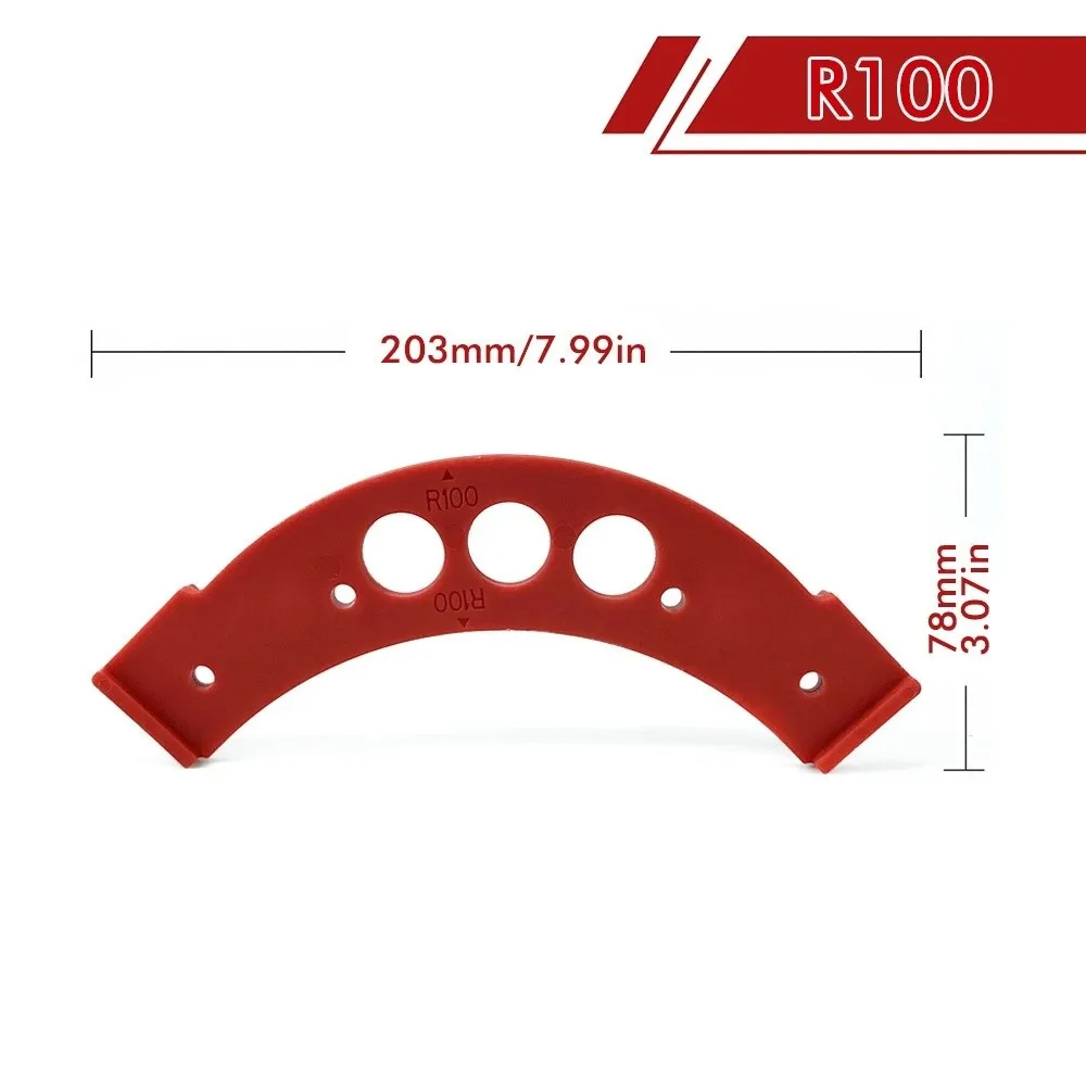 Precise Inner & Outer Woodworking Round Formold Reusable Positioning Tool Semi-circular Template Router Templates