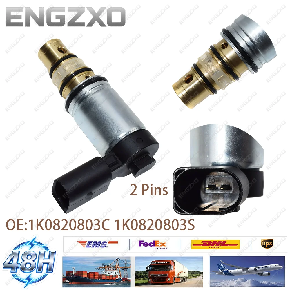 High Quality 1K0820803C 1K0802803S 2Pins AC Compressor Control Valve For Volkswagen CC Golf Sagitar Audi VW Skoda Octavia PXE14
High Quality 1K0820803C 1K0802803S 2Pins AC Compressor Control Valve For Volkswagen CC Golf Sagitar Audi VW Skoda Octavia PXE14