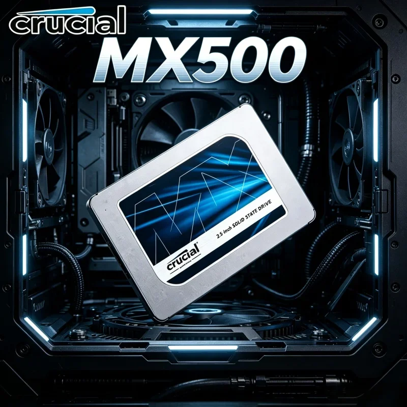Reliable Crucial MX500 2.5" SATA SSD 240GB to 2TB 3D NAND Solid Drive for Gaming Laptop & Desktop PC
Reliable Crucial MX500 2.5" SATA SSD 240GB to 2TB 3D NAND Solid Drive for Gaming Laptop & Desktop PC