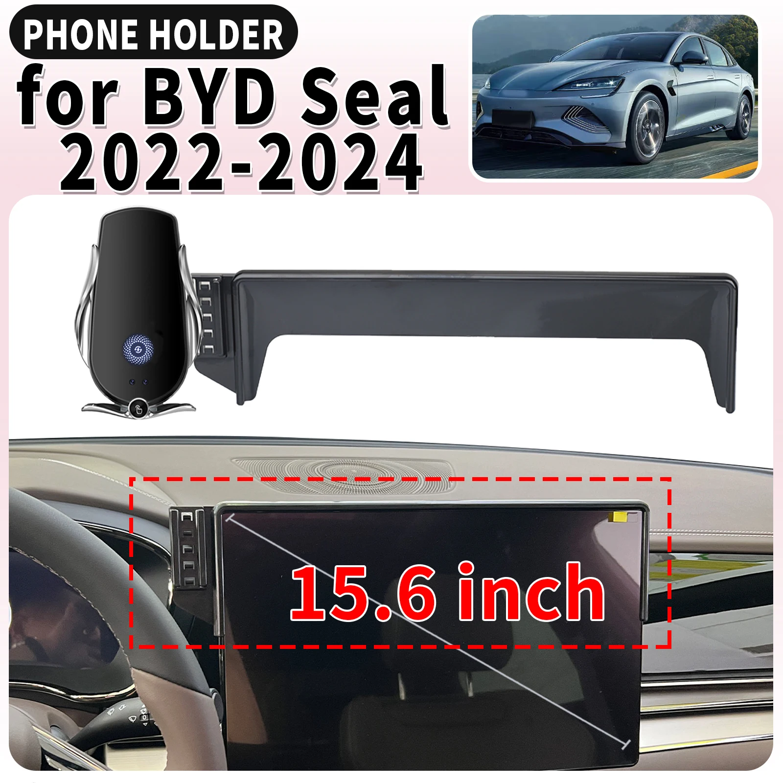 fit for BYD Seal 2022-2024 15.6inch Screen Base Mount Phone Holder Dedicated Clip-On Navigation Bracket Car accessoires
fit for BYD Seal 2022-2024 15.6inch Screen Base Mount Phone Holder Dedicated Clip-On Navigation Bracket Car accessoires