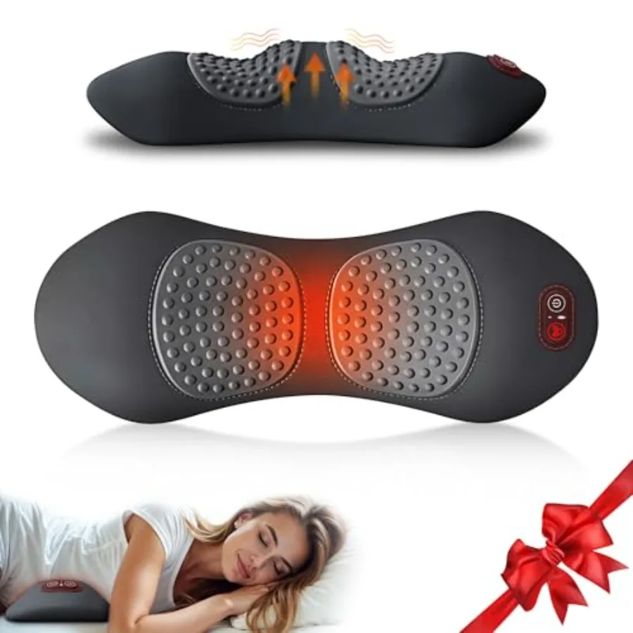 3 in 1 Upadate Rechargeable Electric Lumbar Support Pillow with Adjustable Height for Bed and ChairCordless Back Massager for P
3 in 1 Upadate Rechargeable Electric Lumbar Support Pillow with Adjustable Height for Bed and ChairCordless Back Massager for P