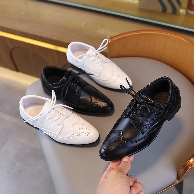 Boys School Leather Shoes Pointed-toe Formal Children Uniform Loafers Spring Autumn Fashion Kids Causal Performance Flat Shoes
Boys School Leather Shoes Pointed-toe Formal Children Uniform Loafers Spring Autumn Fashion Kids Causal Performance Flat Shoes