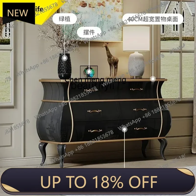 P178 Italian Style Light Luxury Six-Drawer Cabinet for Home Living Room Wall-Mounted Storage Entryway Cabinet Bedroom Storage
P178 Italian Style Light Luxury Six-Drawer Cabinet for Home Living Room Wall-Mounted Storage Entryway Cabinet Bedroom Storage