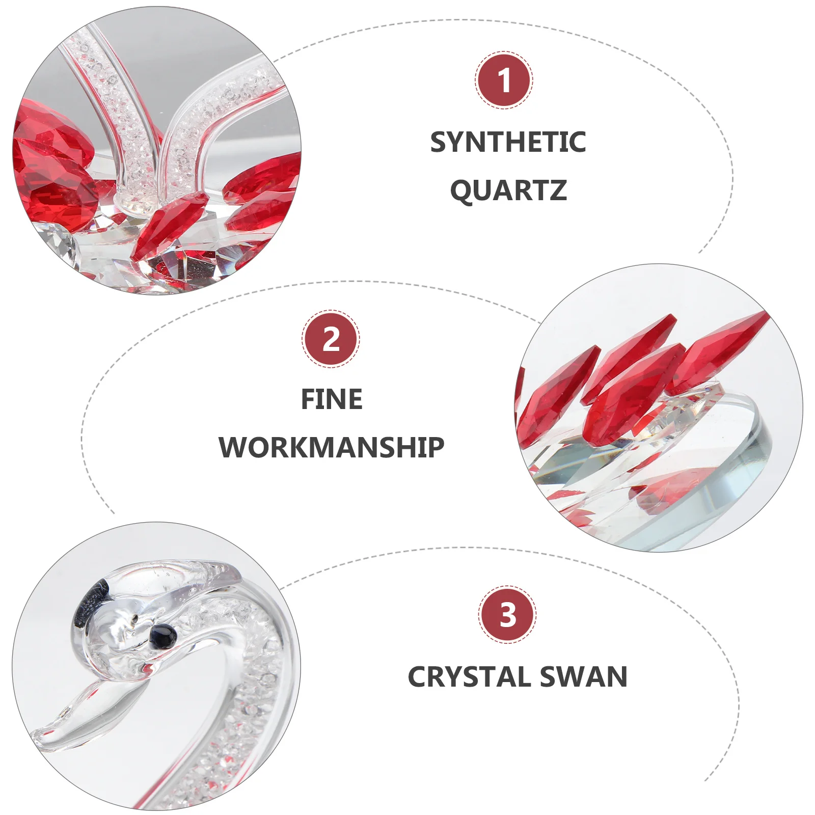 1Pcs Delicate Crystal Swan Desktop Ornament for Home Office Lawn Garden Decoration (Red) Crystal Swan Wedding Banquet Supply
1Pcs Delicate Crystal Swan Desktop Ornament for Home Office Lawn Garden Decoration (Red) Crystal Swan Wedding Banquet Supply