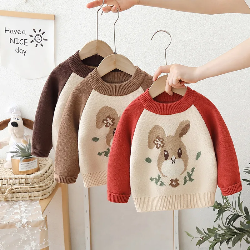 Girls Sweaters Woolen Jersey Clothing Spring Autumn 2025 Children Knitted Tops Outerwear For Baby Pullover Sweater Kids Costume
Girls Sweaters Woolen Jersey Clothing Spring Autumn 2025 Children Knitted Tops Outerwear For Baby Pullover Sweater Kids Costume