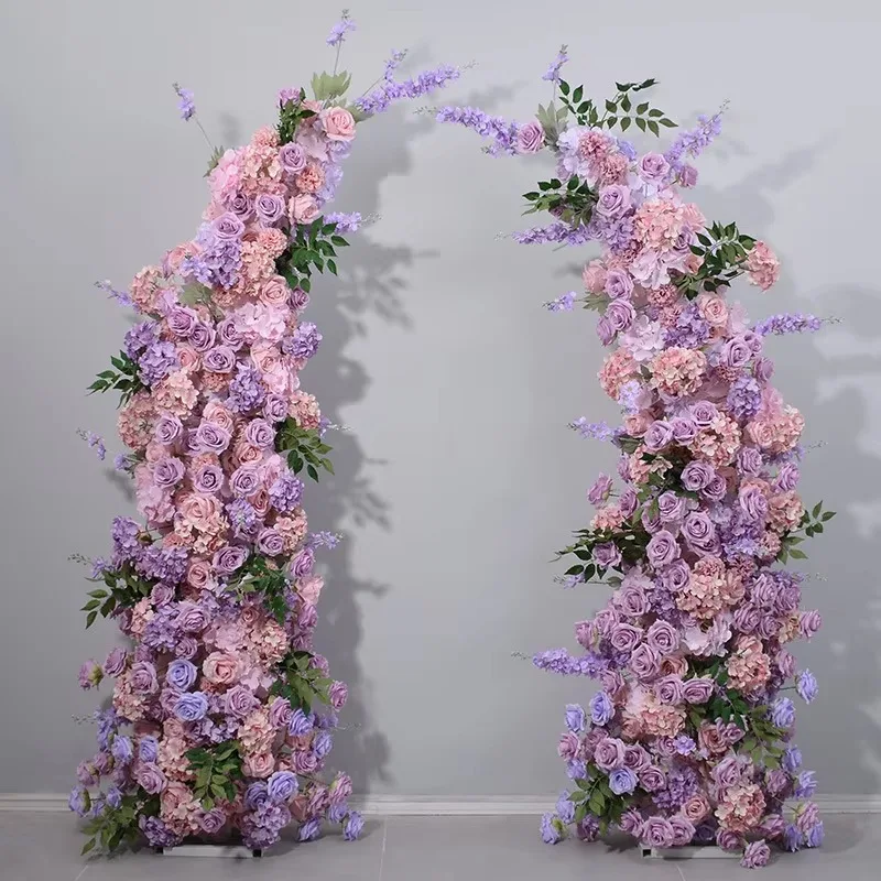 New Arrival Purple Artificial Flower Arch High Quality Wed Arch for Wedding Decoration
New Arrival Purple Artificial Flower Arch High Quality Wed Arch for Wedding Decoration