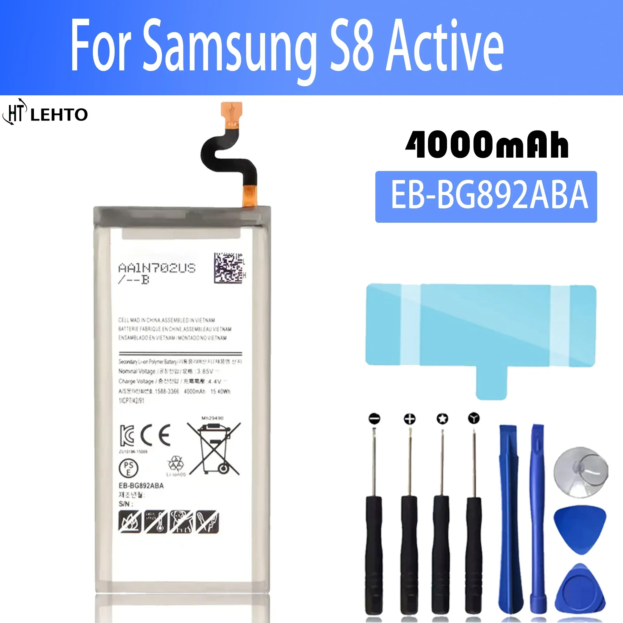 New 100% EB-BG892ABA Battery For Samsung galaxy S8 Active phone Batteries Bateria
New 100% EB-BG892ABA Battery For Samsung galaxy S8 Active phone Batteries Bateria