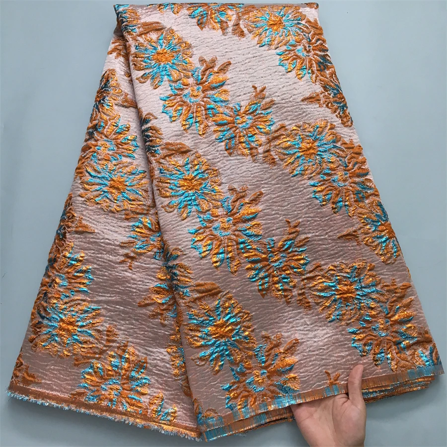 5Yards African High-Quality Jacquard Lace Fabric 2025 Brocade Damask For DIY Handmade Wedding Dresses Women's Materials
5Yards African High-Quality Jacquard Lace Fabric 2025 Brocade Damask For DIY Handmade Wedding Dresses Women's Materials