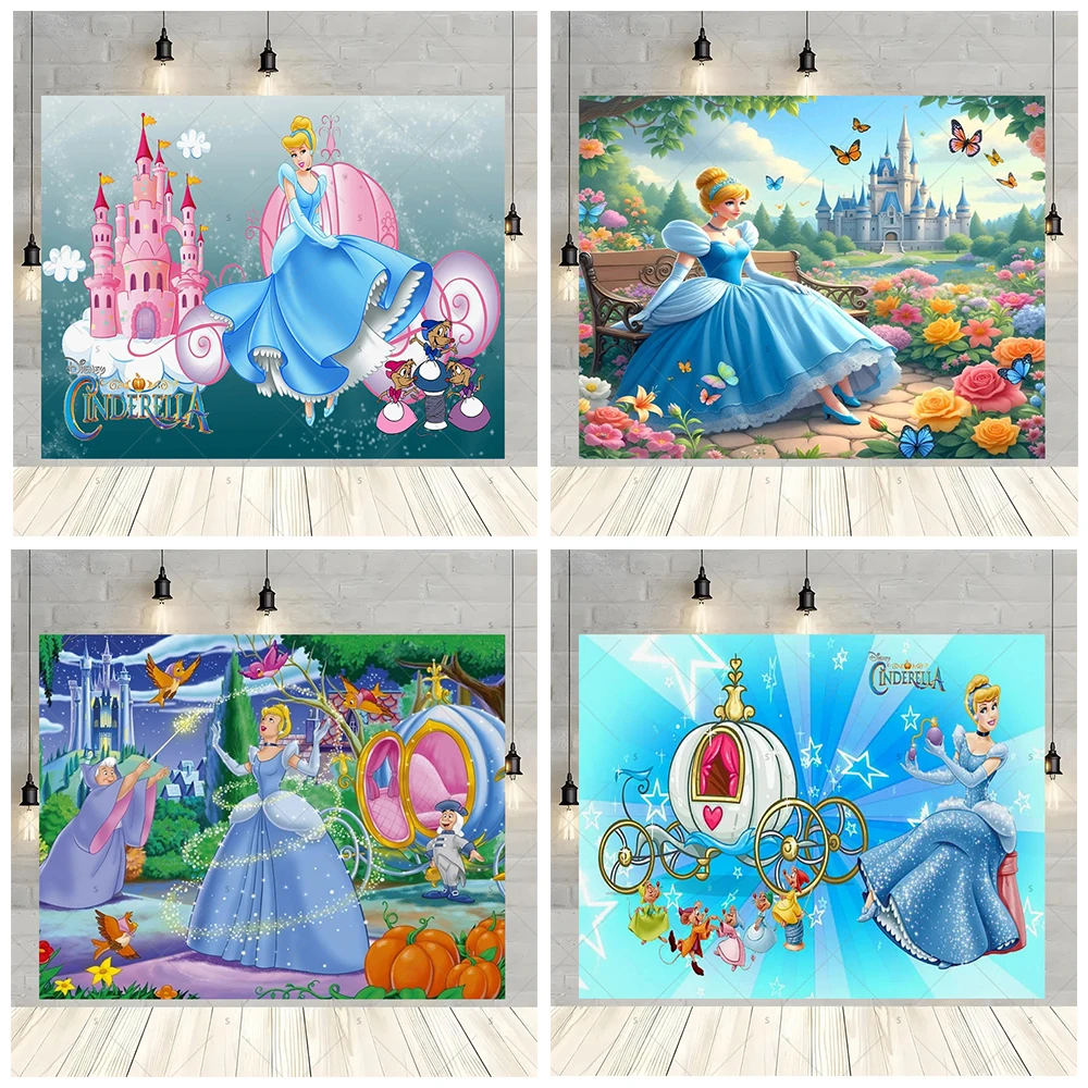 Disney Cinderella Castle Princess Background Girls Birthday Party Decorations Baby Shower Supplies Backdrop Photography Props 
Disney Cinderella Castle Princess Background Girls Birthday Party Decorations Baby Shower Supplies Backdrop Photography Props