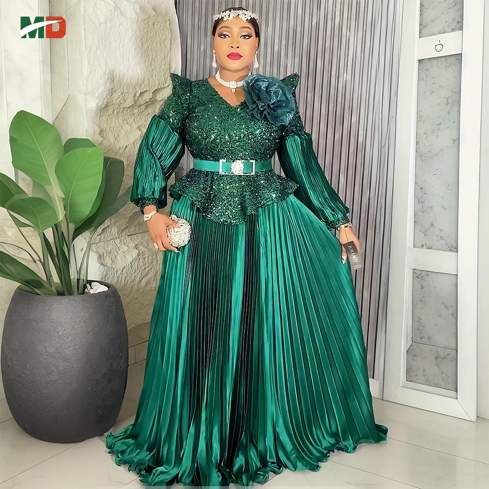 Роскошные платья макси для свадебной вечеринки размера MD, женское вечернее платье в африканском стиле, турецкое нарядное платье с блестками, халат, плиссированная юбка, платье 2025
Роскошные платья макси для свадебной вечеринки размера MD, женское вечернее платье в африканском стиле, турецкое нарядное платье с блестками, халат, плиссированная юбка, платье 2025