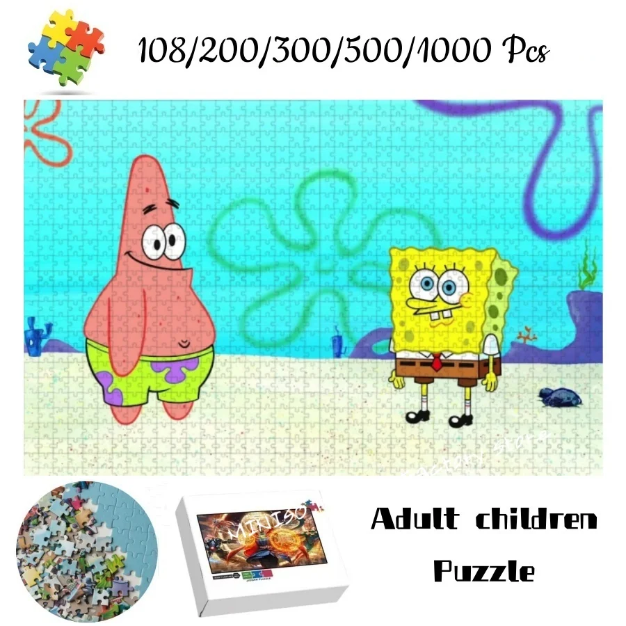 Губка Боб Квадратные Штаны и Патрик Пазлы 108/200/300/500/1000 шт. Деревянные/картон для взрослых Детские подарки Игрушки Танграм
Губка Боб Квадратные Штаны и Патрик Пазлы 108/200/300/500/1000 шт. Деревянные/картон для взрослых Детские подарки Игрушки Танграм