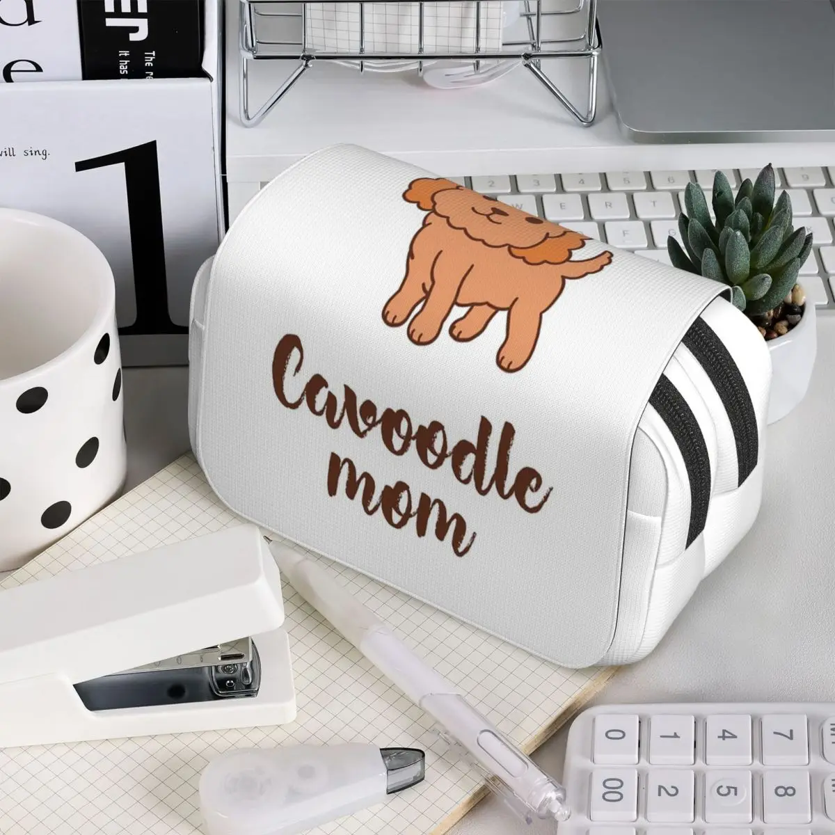 Cavoodle Dog Mom Pencil Case for Students School Pen Box Pencil Bag Stationery Supplies Pen Holder Bag
Cavoodle Dog Mom Pencil Case for Students School Pen Box Pencil Bag Stationery Supplies Pen Holder Bag