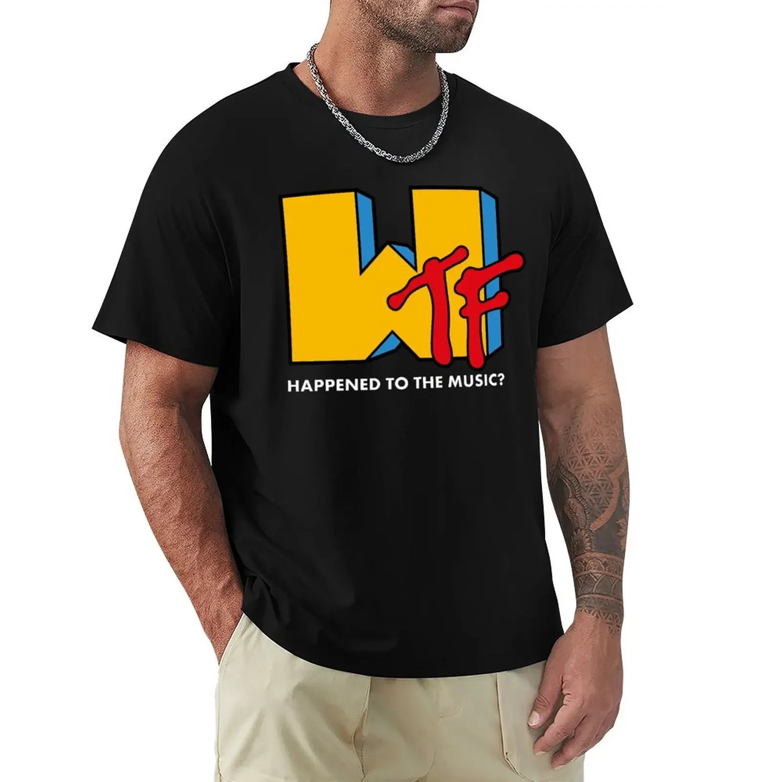 Wtf happened to the music T-Shirt sports fans graphics vintage t shirts graphic tee shirt tshirts for men
Wtf happened to the music T-Shirt sports fans graphics vintage t shirts graphic tee shirt tshirts for men