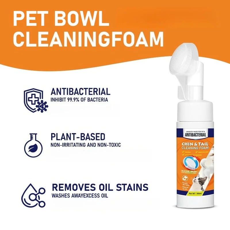 Антибактериальная очищающая пена для ухода за животными: для кошек (для чистки подбородка и хвоста) и собак (для дезинфекции)
Антибактериальная очищающая пена для ухода за животными: для кошек (для чистки подбородка и хвоста) и собак (для дезинфекции)