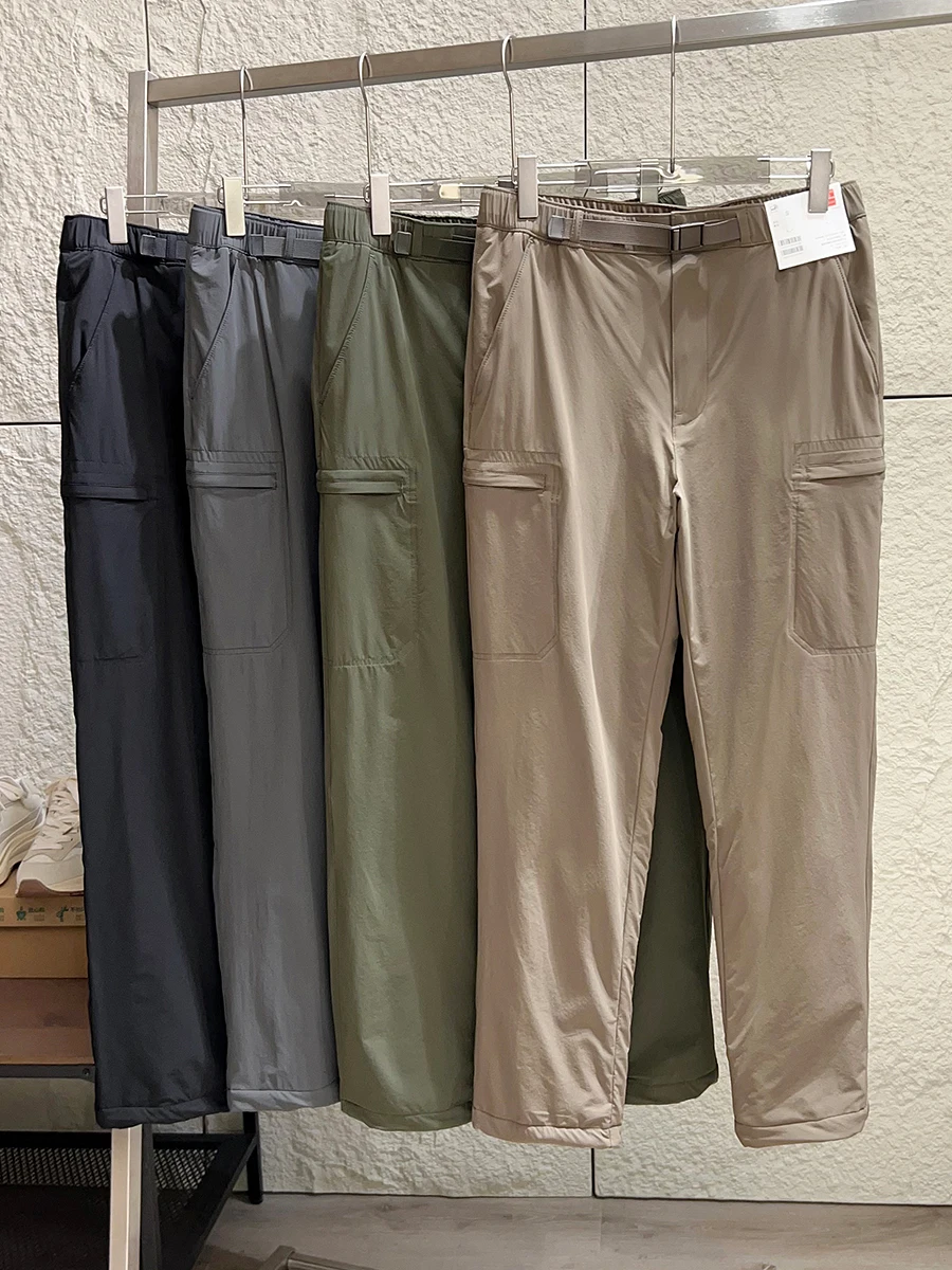 Unisex Outdoor Casual Pants Water-Resistant Fabric Fleece-Lined Loose Waist Belt Warm Autumn Winter Fashion Urban Style
Unisex Outdoor Casual Pants Water-Resistant Fabric Fleece-Lined Loose Waist Belt Warm Autumn Winter Fashion Urban Style