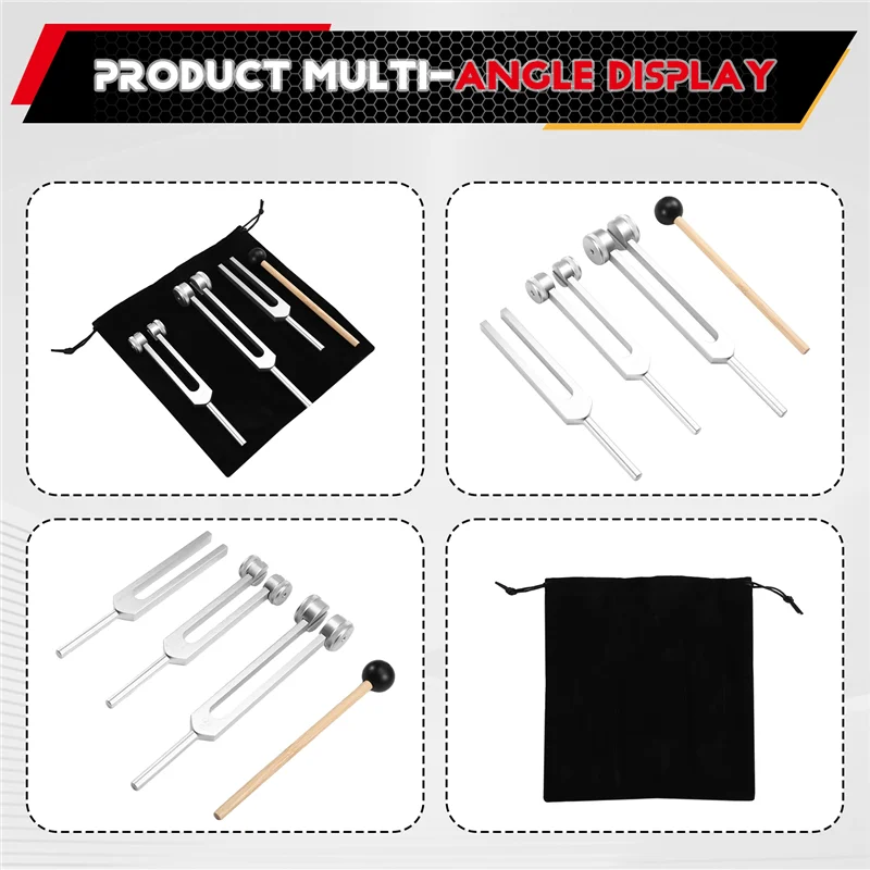 ABHS-Tuning Forks For Healing Set 128Hz, 256Hz, 512Hz & Activator Sound Therapy Devices, Sound Healing Instruments For Chakra
ABHS-Tuning Forks For Healing Set 128Hz, 256Hz, 512Hz & Activator Sound Therapy Devices, Sound Healing Instruments For Chakra