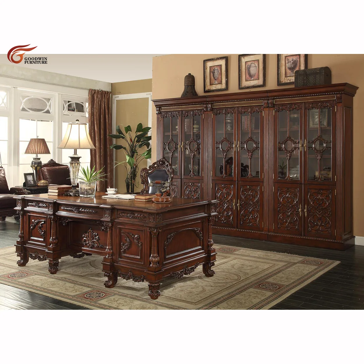Newest Design European Antique Classic Style Home Use Study Room Decoration Study Room Desk Study Room Bookcase GGM393
Newest Design European Antique Classic Style Home Use Study Room Decoration Study Room Desk Study Room Bookcase GGM393