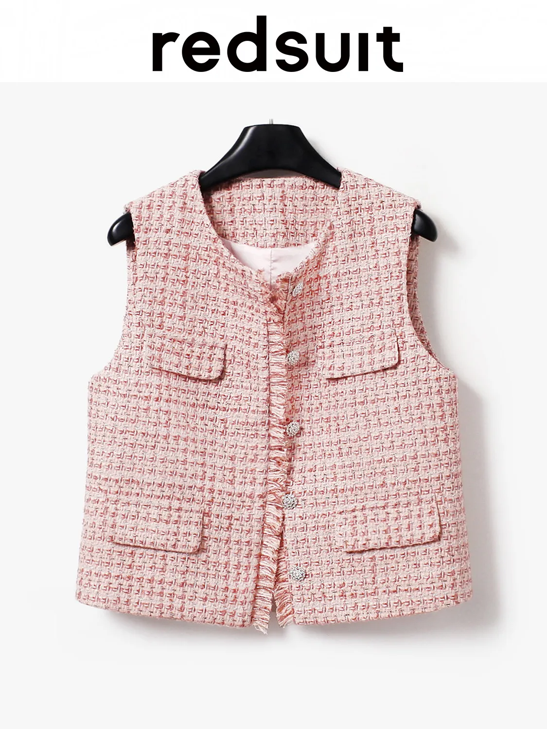 New Vintage Pink Coarse Linen Vest Elegant Top Custom size
New Vintage Pink Coarse Linen Vest Elegant Top Custom size