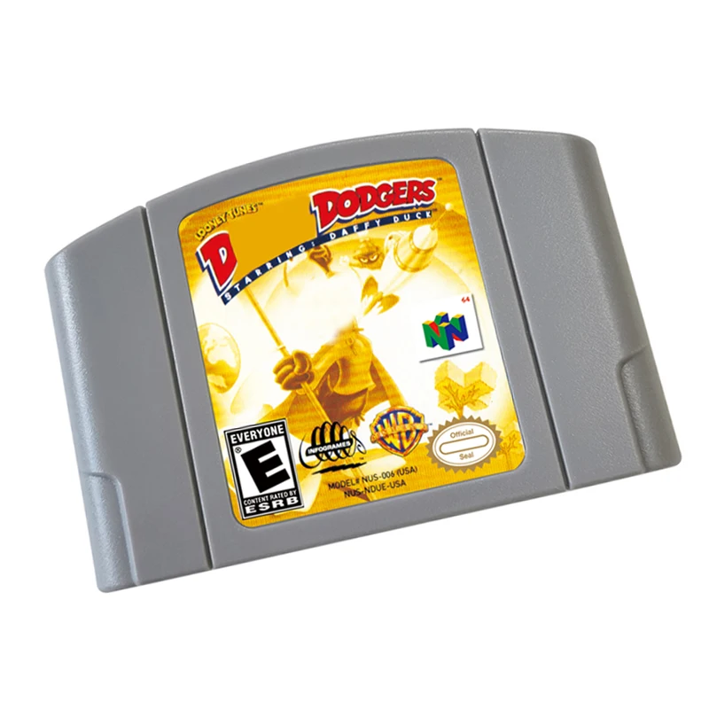 DuckDodgers For N64 Game Card US Version Console 64 bit USA Version Video Game Cartridge
DuckDodgers For N64 Game Card US Version Console 64 bit USA Version Video Game Cartridge