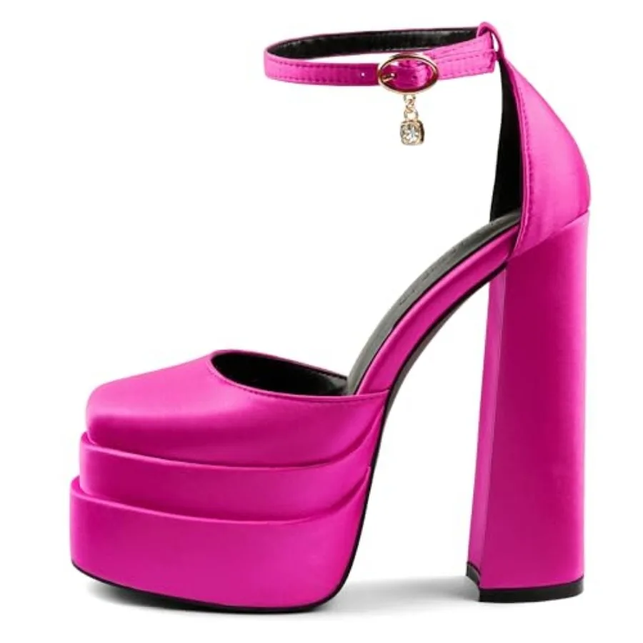 MERUMOTE Womens Sexy High Heels Platforms Pumps Square Toe Chunky Block Heels Rhinestone Party Shoes
MERUMOTE Womens Sexy High Heels Platforms Pumps Square Toe Chunky Block Heels Rhinestone Party Shoes
