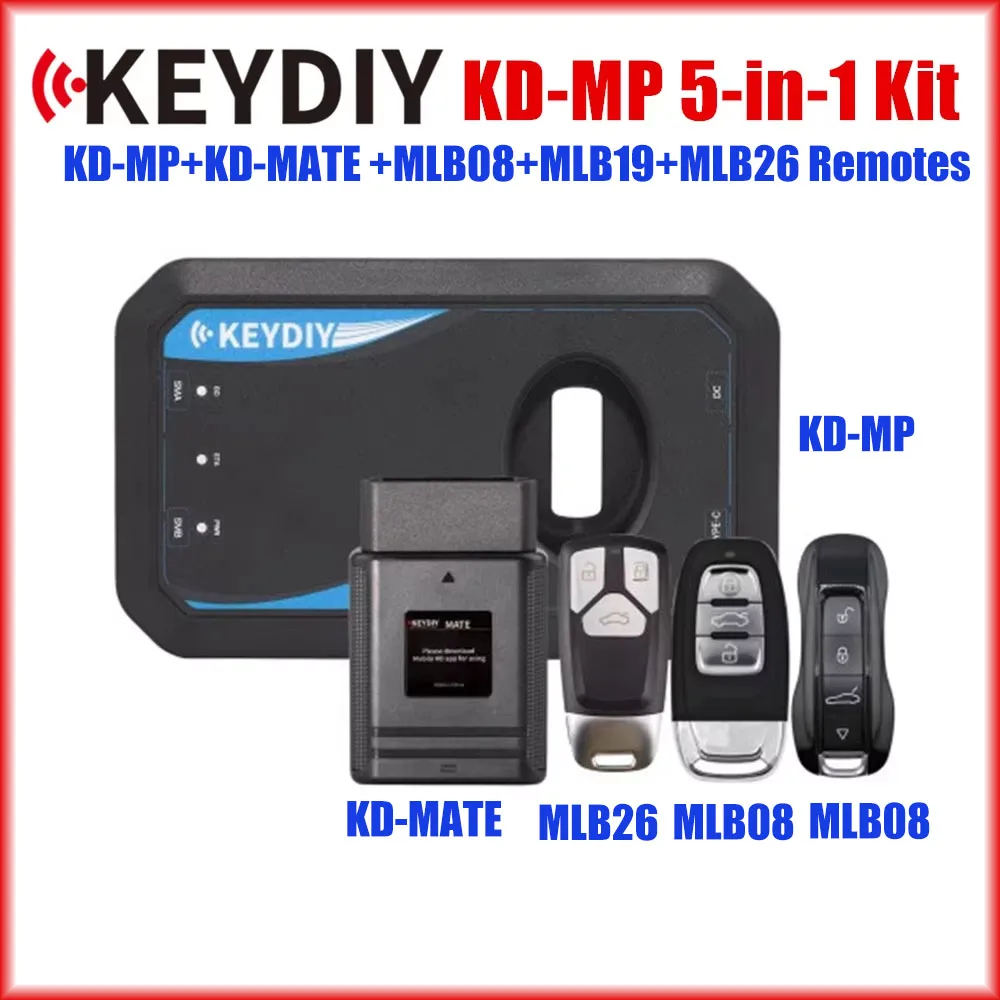 MLB Tool KEYDIY KD-MP 5-IN-1 Promotion Package Kit KD MP/MLB08 /MLB19/ MLB26/KD-MATE for MQB Systems Remotes MQB Data Collecter
MLB Tool KEYDIY KD-MP 5-IN-1 Promotion Package Kit KD MP/MLB08 /MLB19/ MLB26/KD-MATE for MQB Systems Remotes MQB Data Collecter
