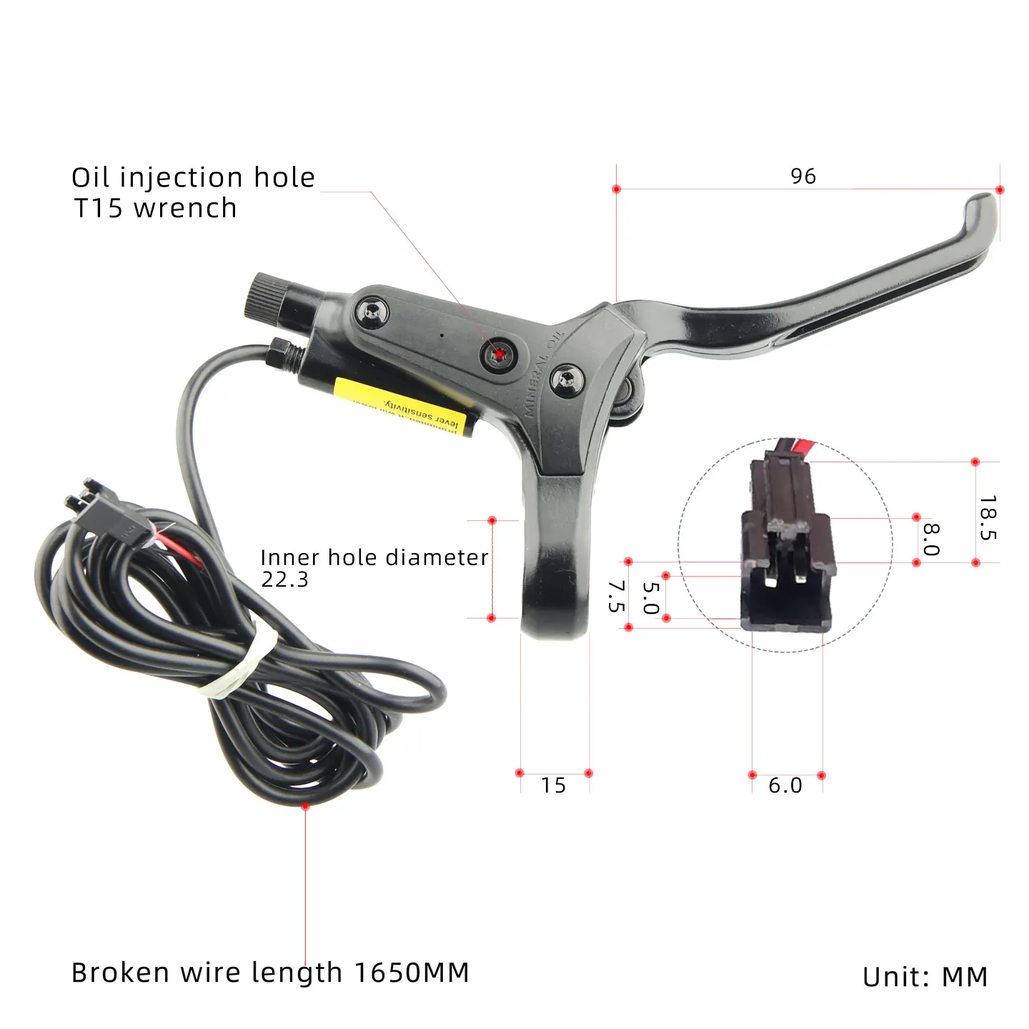 NFOX SM2A ручка гидравлического дискового тормоза для электрического велосипеда с четырьмя поршнями, двухпоршневыми суппортами, 2-контактный, 3-контактный, аксессуары для отключения питания
NFOX SM2A ручка гидравлического дискового тормоза для электрического велосипеда с четырьмя поршнями, двухпоршневыми суппортами, 2-контактный, 3-контактный, аксессуары для отключения питания