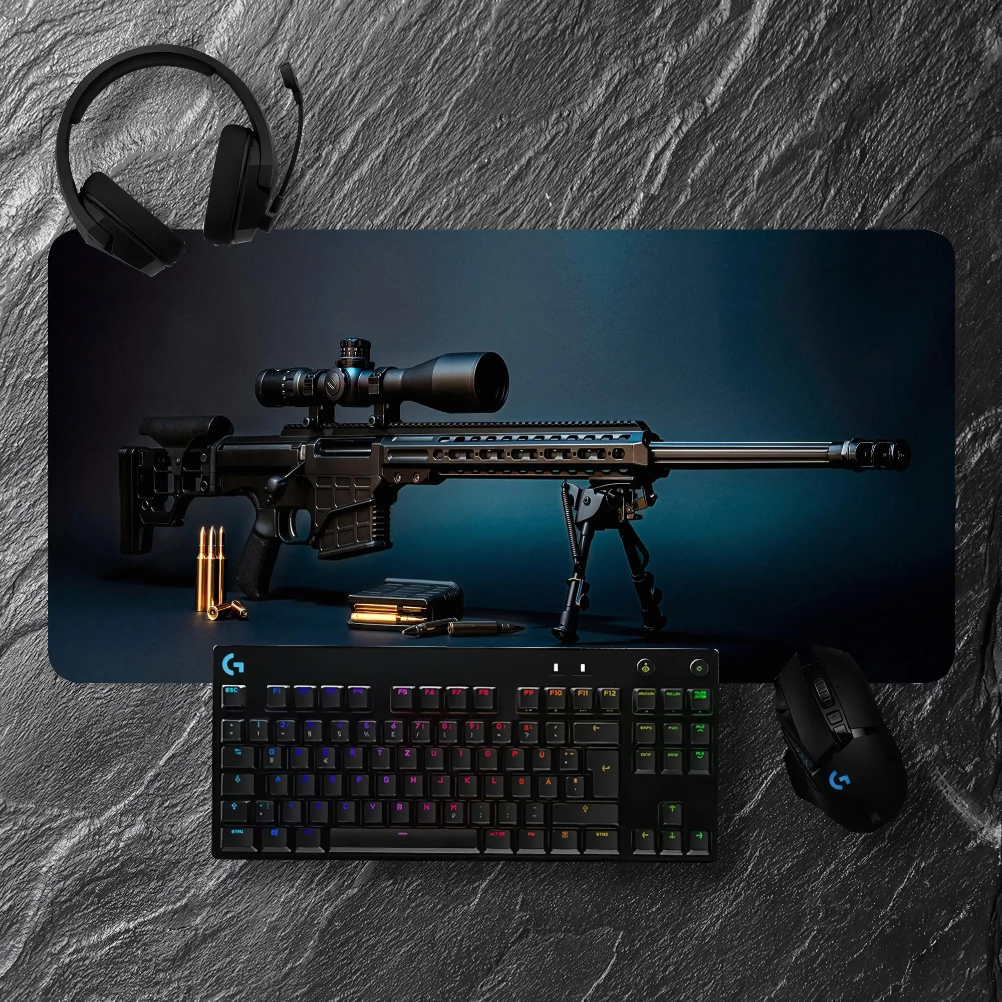 Modern Style Power Sniper Rifles Gun Gaming Accessories Mousepad for Home Offices Game Computer Laptop Keyboard Carpet Desk Mats
Modern Style Power Sniper Rifles Gun Gaming Accessories Mousepad for Home Offices Game Computer Laptop Keyboard Carpet Desk Mats