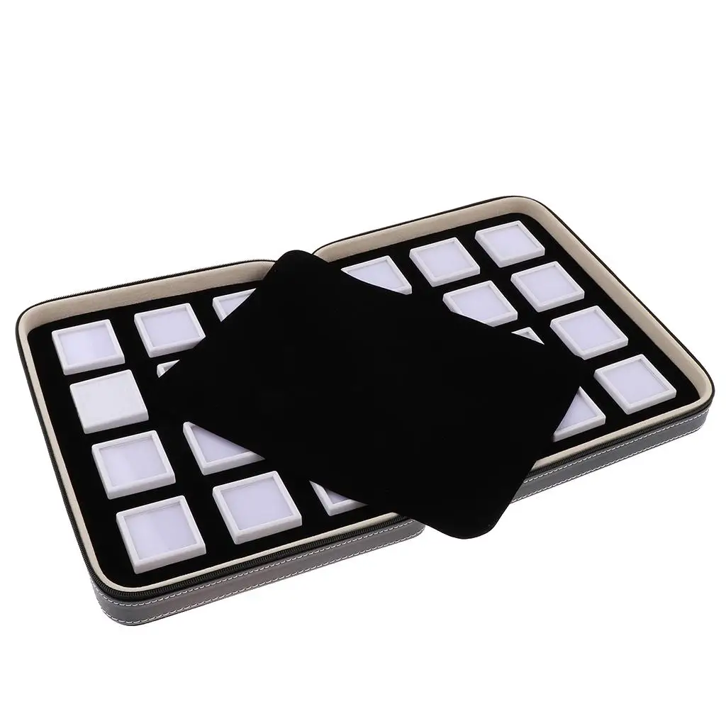 Gemstone Display Storage Jewelry Box Organizer with Removable Small Containers for Jewelry Storage and Bead Organizer Use
Gemstone Display Storage Jewelry Box Organizer with Removable Small Containers for Jewelry Storage and Bead Organizer Use