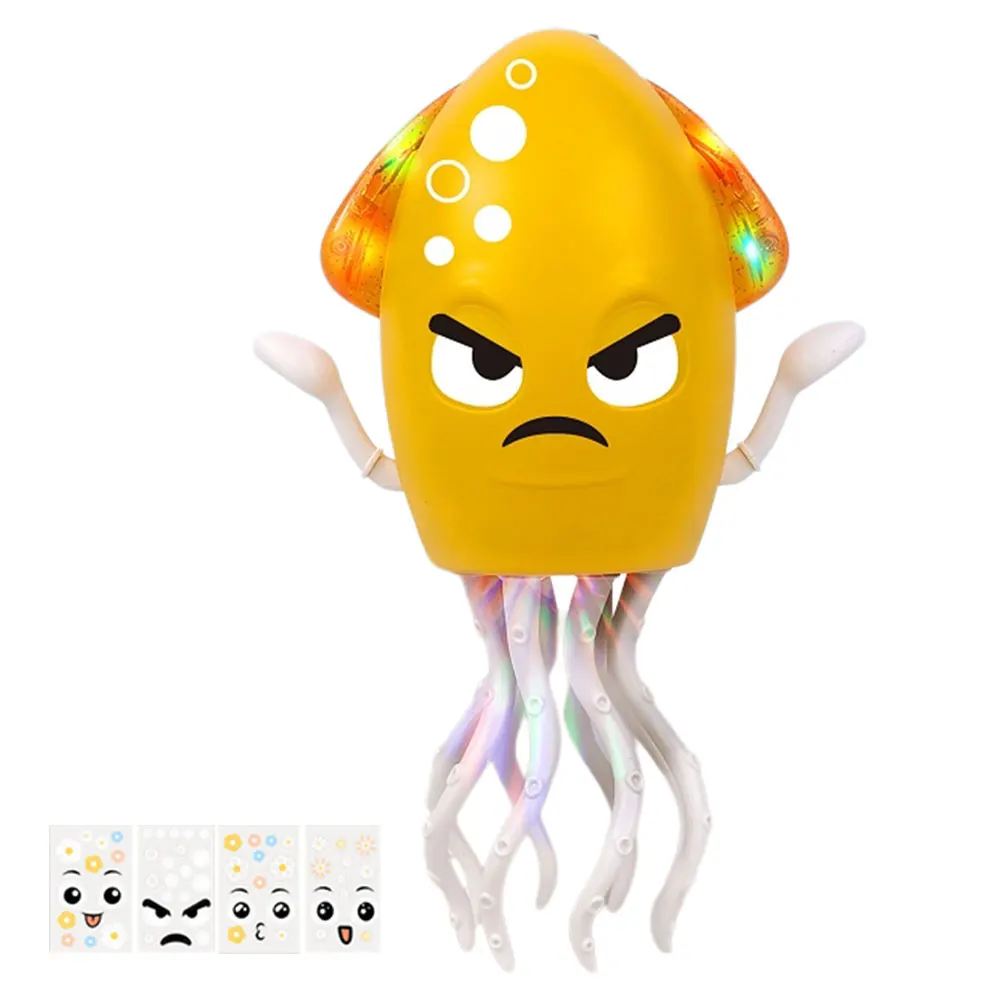 Dancing Funny Octopus Toy with Music & Light Cartoon Electronic Octopus Toy Electronic Light Up Music Toys for Office Desk Decor
Dancing Funny Octopus Toy with Music & Light Cartoon Electronic Octopus Toy Electronic Light Up Music Toys for Office Desk Decor