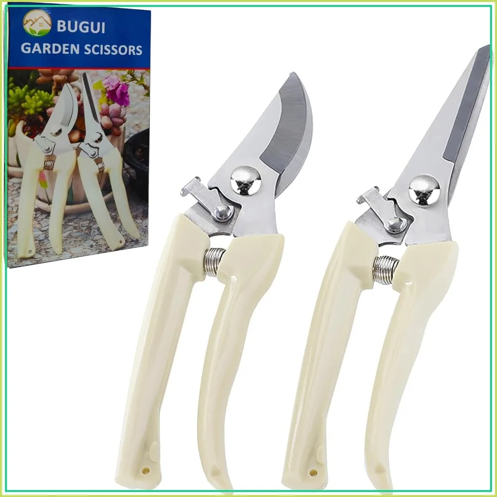 2-Piece Garden Shears Set: Bypass Pruner & Straight Blade Scissors, Sharp & Lightweight
2-Piece Garden Shears Set: Bypass Pruner & Straight Blade Scissors, Sharp & Lightweight