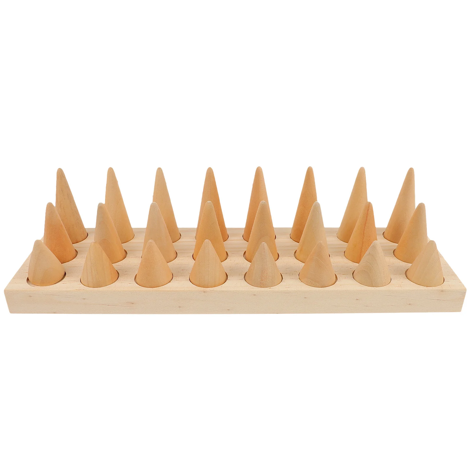 Wooden Ring Display Holder Cone Jewelry for Exhibition Storage Show Box Solid Wood Practical Use Fine Workmanship Beautiful
Wooden Ring Display Holder Cone Jewelry for Exhibition Storage Show Box Solid Wood Practical Use Fine Workmanship Beautiful