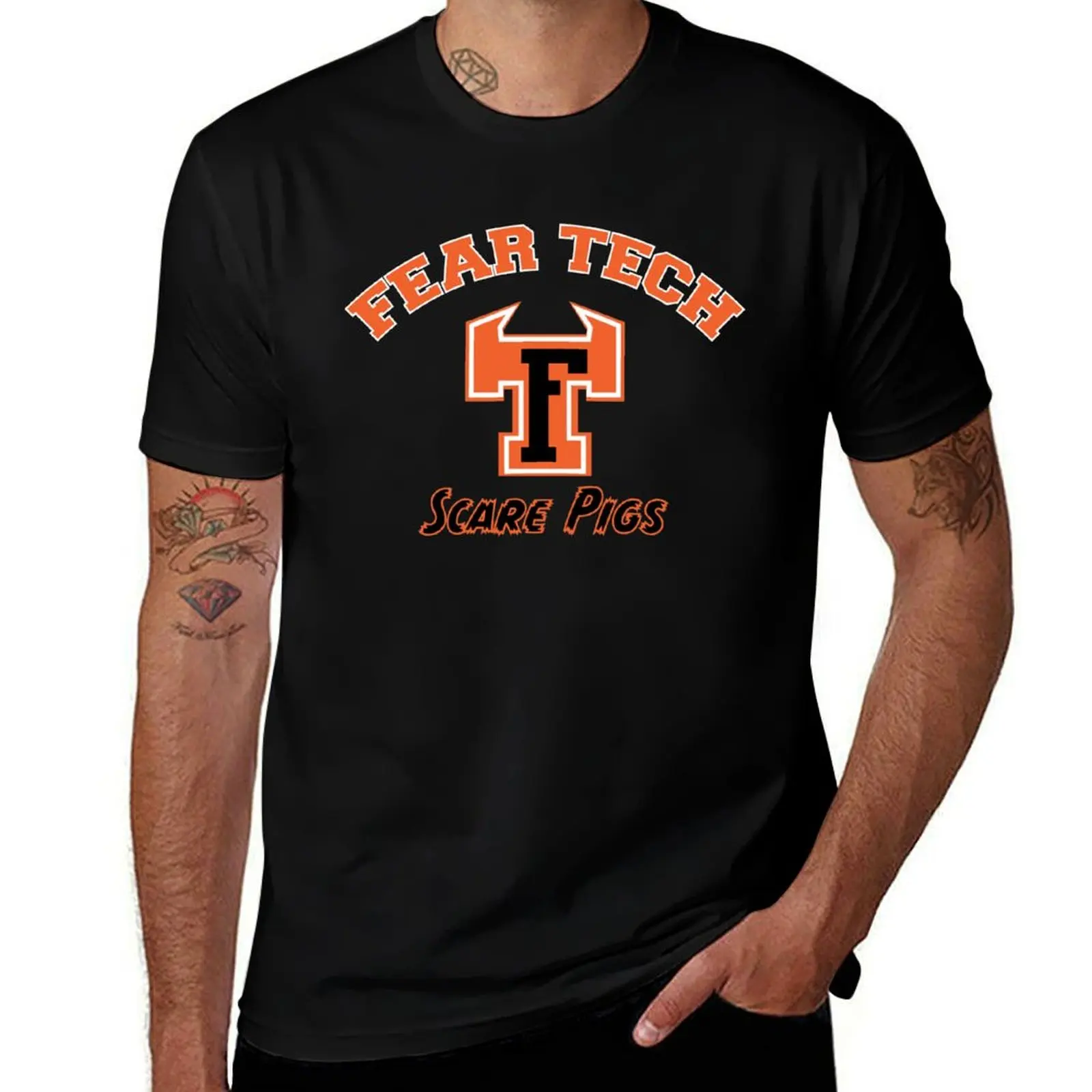 Fear Tech Scare Pigs T-Shirt t shirts for man graphic cars t shirt man casual
Fear Tech Scare Pigs T-Shirt t shirts for man graphic cars t shirt man casual