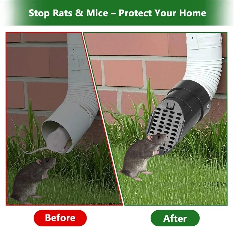 Gutter Downspout Rodent Guard Cover For Round Drain Pipe End Rainwater Filter Net Outdoor Downpipe Anti-Blockage Protector
Gutter Downspout Rodent Guard Cover For Round Drain Pipe End Rainwater Filter Net Outdoor Downpipe Anti-Blockage Protector