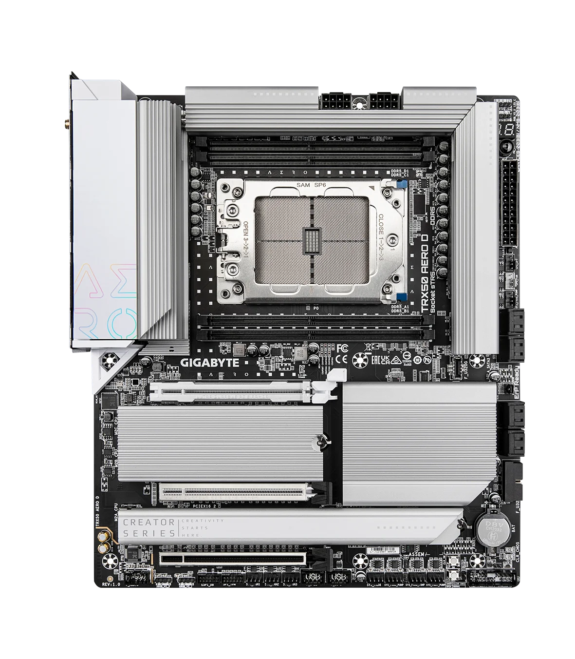TRX50 AERO D (sTR5/ AMD/ TRX50/ E-ATX/ DDR5/AMD Ryzen Threadripper PRO 7000/ Motherboard)
TRX50 AERO D (sTR5/ AMD/ TRX50/ E-ATX/ DDR5/AMD Ryzen Threadripper PRO 7000/ Motherboard)