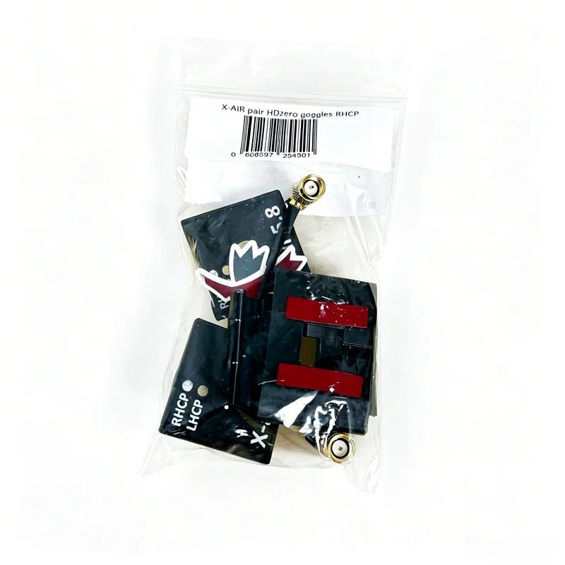 TrueRC X-Air MK II 5.8GHz Antenna Pair, RHCP, 10dBi High Gain, for HDZero Goggles
TrueRC X-Air MK II 5.8GHz Antenna Pair, RHCP, 10dBi High Gain, for HDZero Goggles