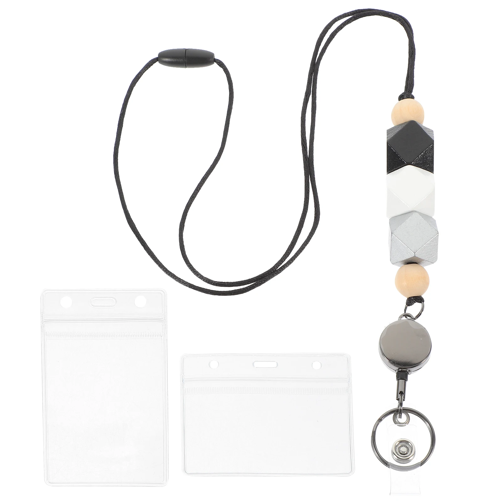 Badge Lanyard Set PVC Transparent ID Card Holder Student Cards Protectors Clear Sleeve Adjustable Lanyard For Teachers Students
Badge Lanyard Set PVC Transparent ID Card Holder Student Cards Protectors Clear Sleeve Adjustable Lanyard For Teachers Students