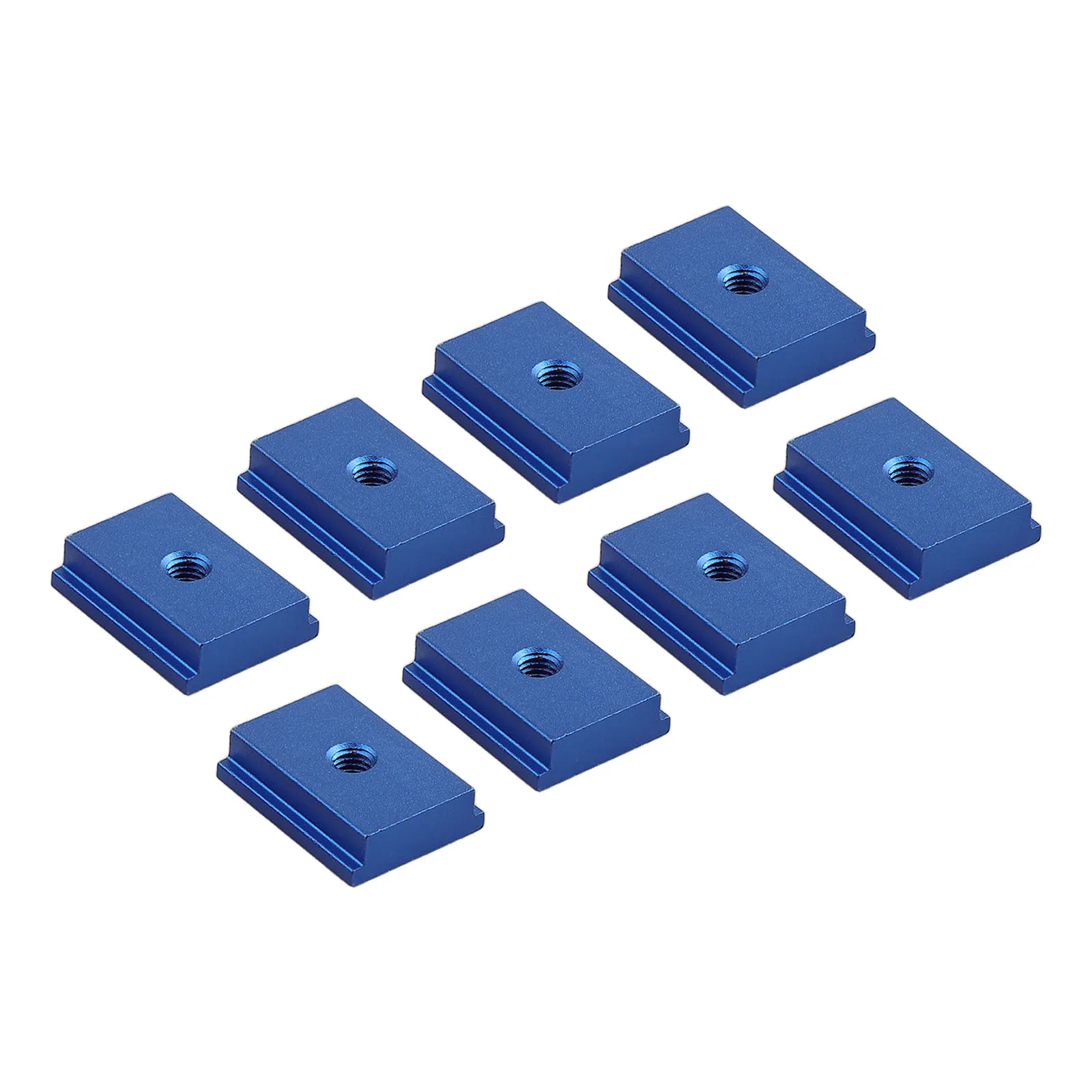 8pcs T-track Slider Aluminum Alloy T Slot Nut For M6 Threaded For Woodworking 30*23*19*7.8mm For DIY Woodworking 
8pcs T-track Slider Aluminum Alloy T Slot Nut For M6 Threaded For Woodworking 30*23*19*7.8mm For DIY Woodworking