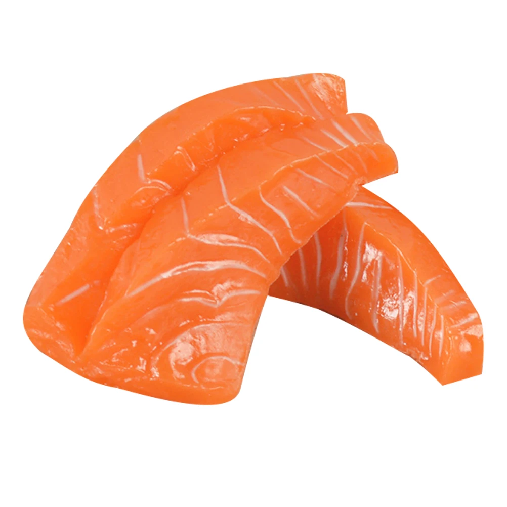 3pcs Simulated Salmon Slices Artificial Fish Meat Lifelike Food Display Props For Photography Kitchen Home Restaurant Decorative
3pcs Simulated Salmon Slices Artificial Fish Meat Lifelike Food Display Props For Photography Kitchen Home Restaurant Decorative