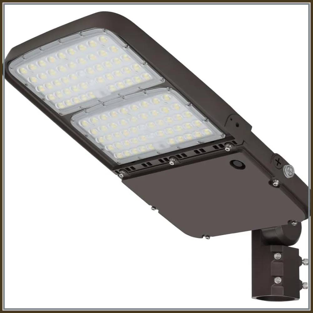 300W LED Parking Lot Light with Photocell, 45000LM 150LM/W 5000K 100-277V IP65 Dimmable, Power Selectable 300W/240W/200W
300W LED Parking Lot Light with Photocell, 45000LM 150LM/W 5000K 100-277V IP65 Dimmable, Power Selectable 300W/240W/200W