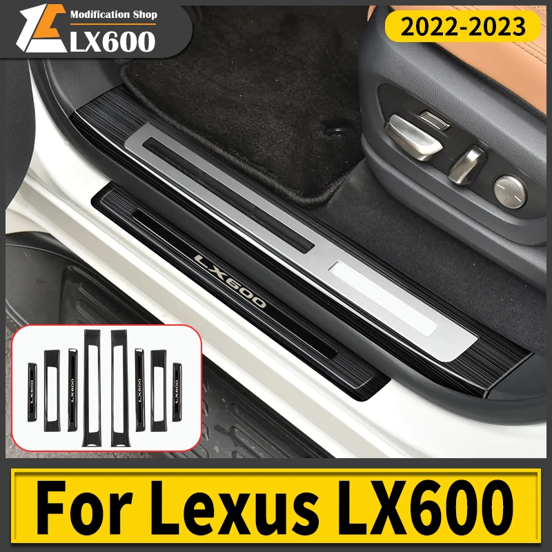 2022 2023 Stainless Steel Threshold Protective Cover Suitable for Lexus 600 Lx600 Car Door Pedal Cover Modification Accessories
2022 2023 Stainless Steel Threshold Protective Cover Suitable for Lexus 600 Lx600 Car Door Pedal Cover Modification Accessories