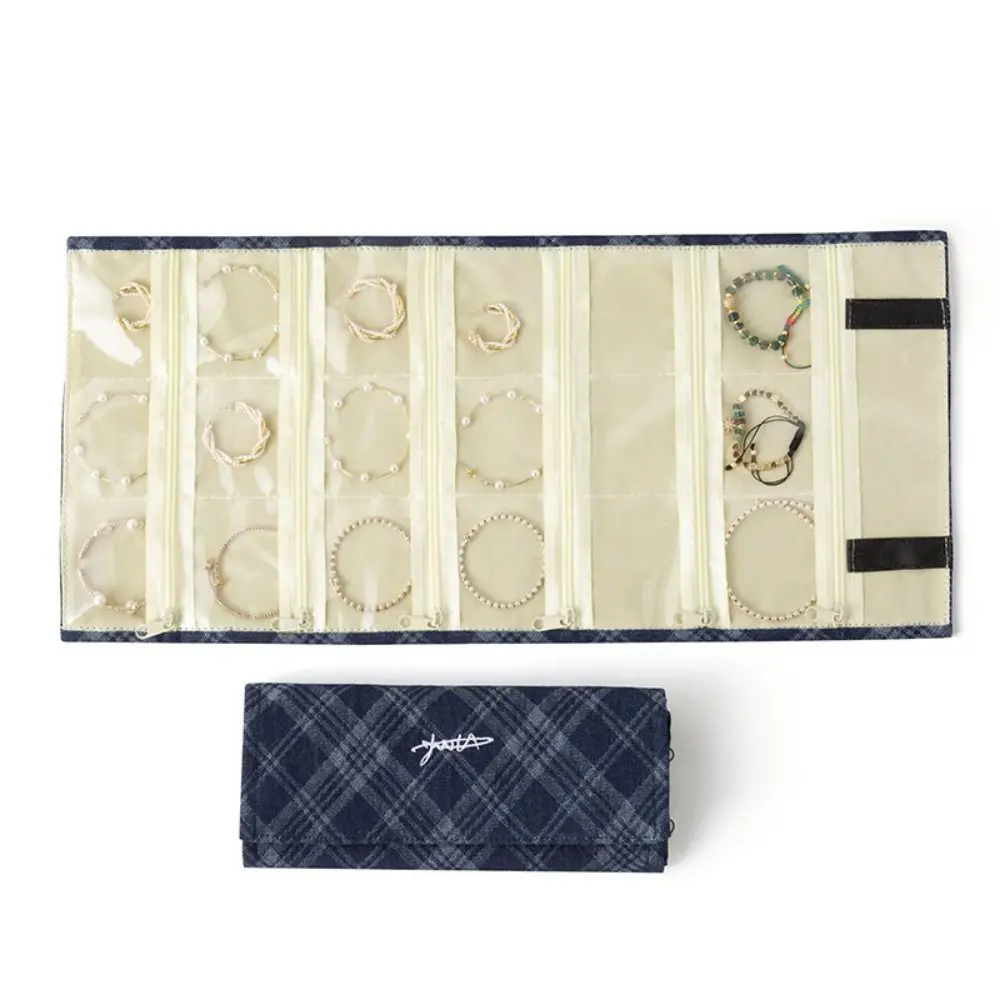 9/18 Grids Jewelry Display Bag Durable Roll Up Bangle Protective Bag Necklace Holder Delicate Jewelry Display Case
9/18 Grids Jewelry Display Bag Durable Roll Up Bangle Protective Bag Necklace Holder Delicate Jewelry Display Case