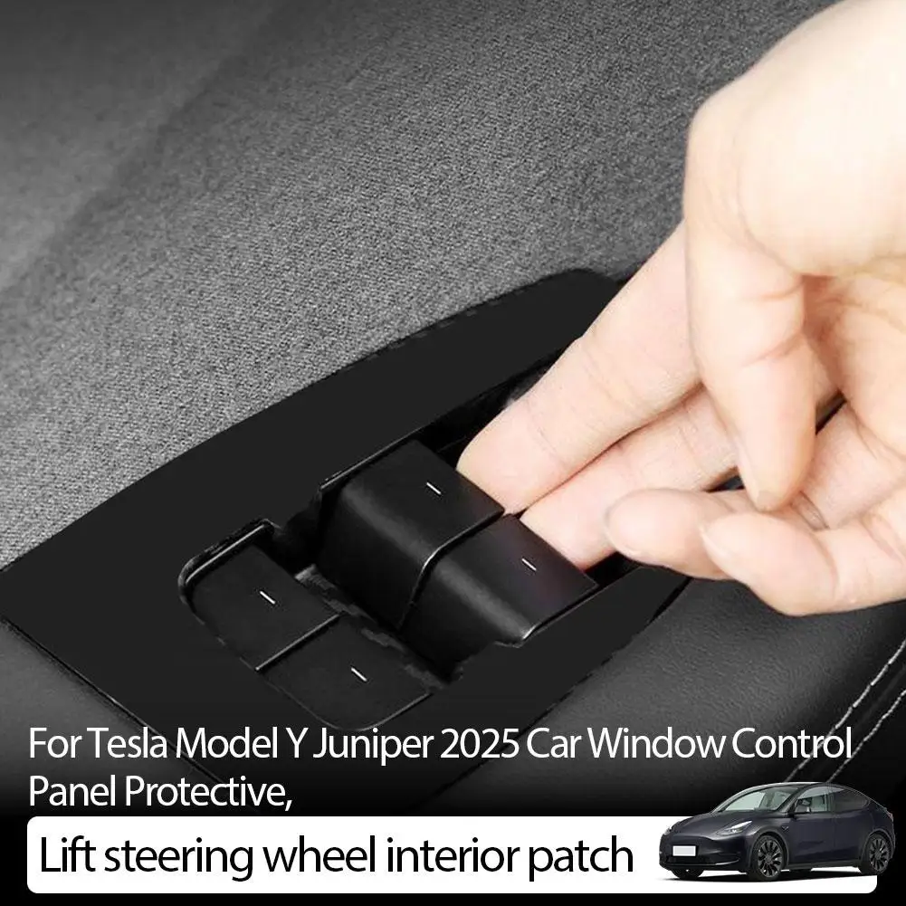 Для Tesla Model Y Juniper 2025, панель управления окном автомобиля, аксессуары, подъемная нашивка, кнопка переключения окна, защитная панель A7V5
Для Tesla Model Y Juniper 2025, панель управления окном автомобиля, аксессуары, подъемная нашивка, кнопка переключения окна, защитная панель A7V5