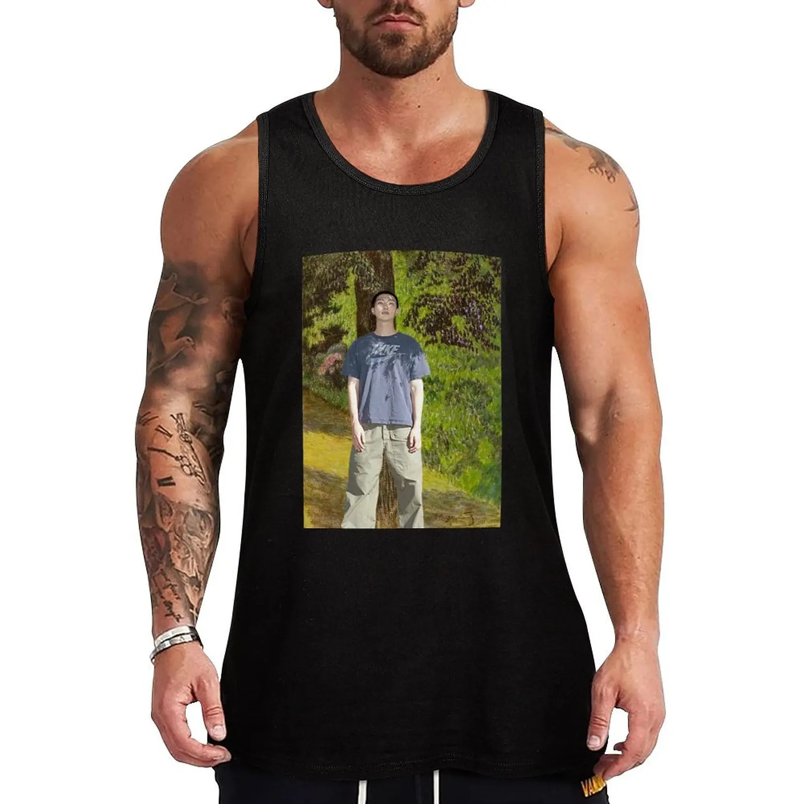 Namjoon in the Shade Tank Top Men's fitness t-shirt Sportswear for men Bodybuilding shirt
Namjoon in the Shade Tank Top Men's fitness t-shirt Sportswear for men Bodybuilding shirt